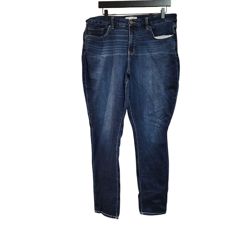 BKE Denim Gaby Womens Dark Wash Skinny Jeans 32x32